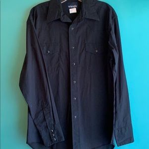 Wrangler pearl snap long sleeve